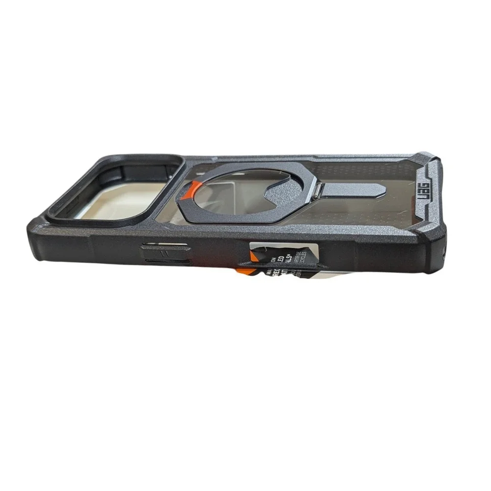 M3-P UAG Apple iPhone 17 Pro Magsafe Case w Kickstand Plasma XTE Black/Orange ⬇️